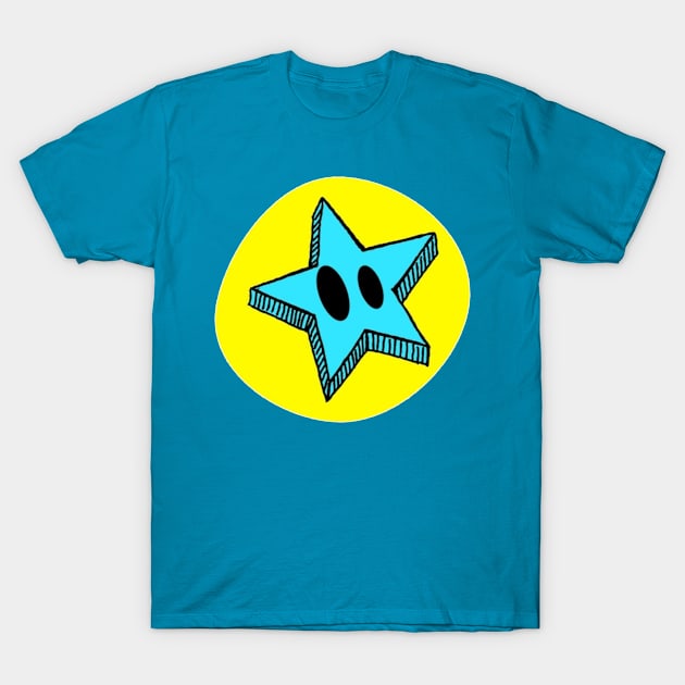 Marshmallow Star T-Shirt by Marshmallow Merch